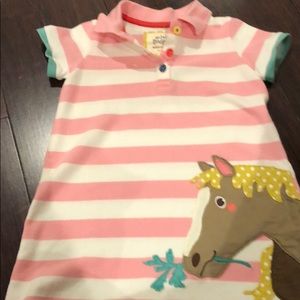 Mini Boden girls horse dress